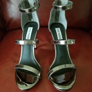 Metallic Stileto Sandals